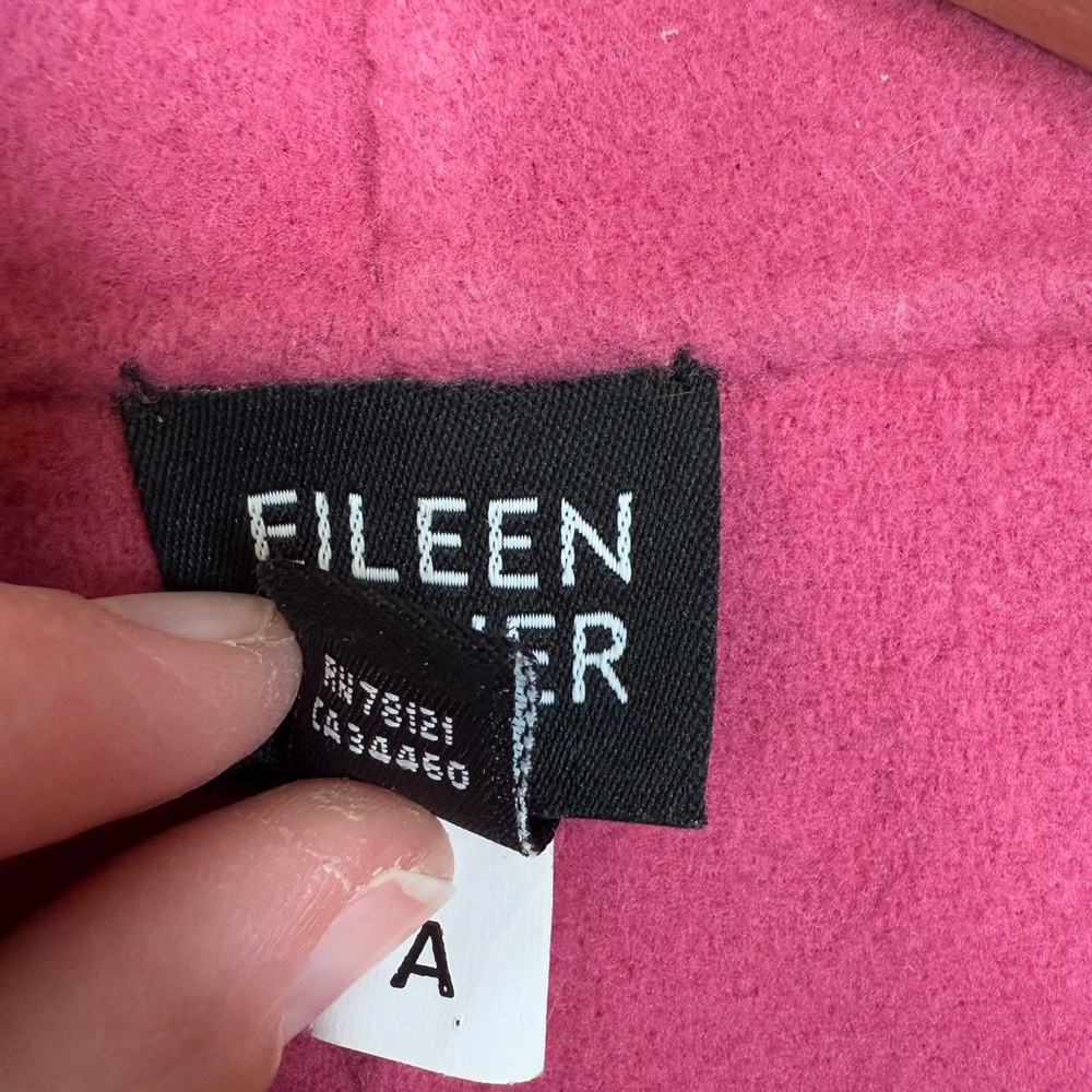 Eileen Fisher Wool and Cashmere Blazer Open Front Jacket Size Smal - Picture 3 of 7